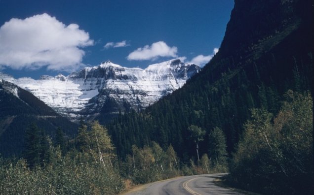 Mountains and highway