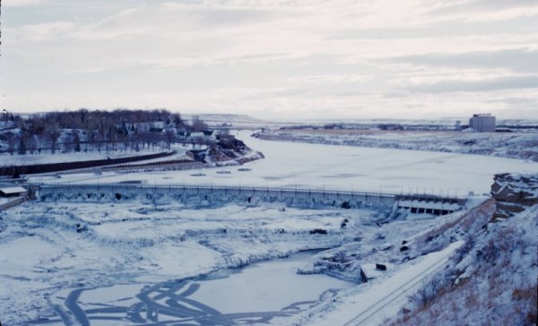 Frozen river