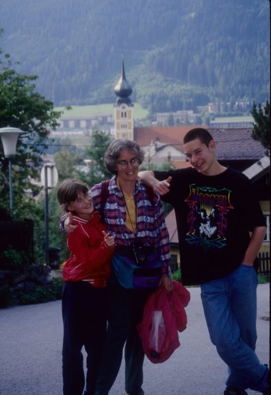 family in Schladming