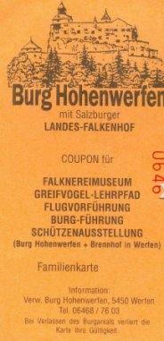 Hohenwerfen ticket