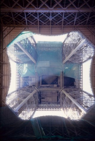 under the Eiffel Tower