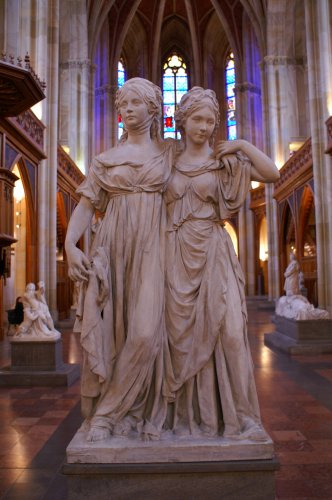 sculpture in Friedrichswerder Church/Museum