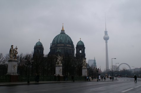 Berlin Cathedral and TV tower