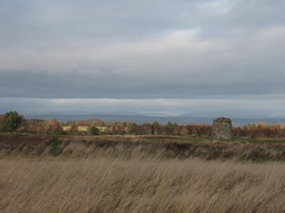 Culloden Battlefield and cairn