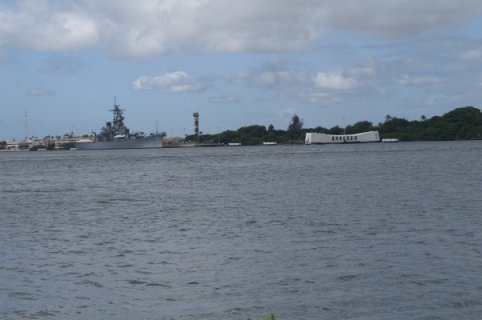 Approach to Arizona Memorial