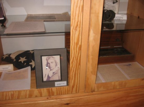 Picture and letter on display