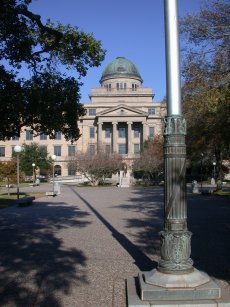 A&M flagpole