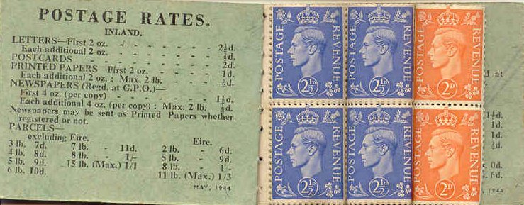 English stamp book