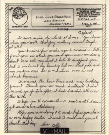 Apr. 6, 1944 v-mail