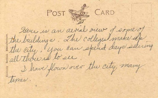 postcard note
