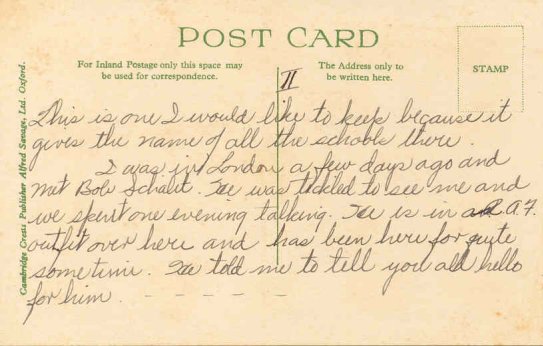 postcard note