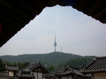 Seoul Tower from the village