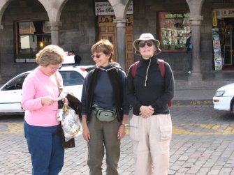 tourists in the Plaza
