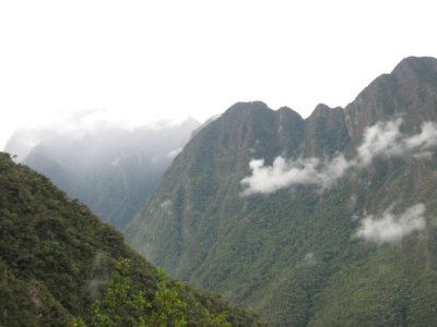 Mountains and clouds