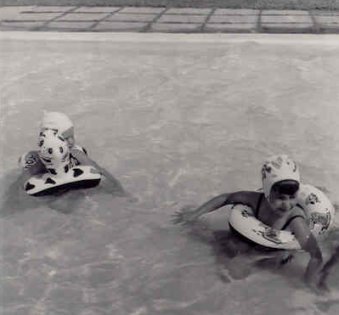 Kathleen in pool