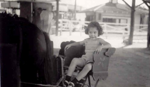 Kathleen on ride