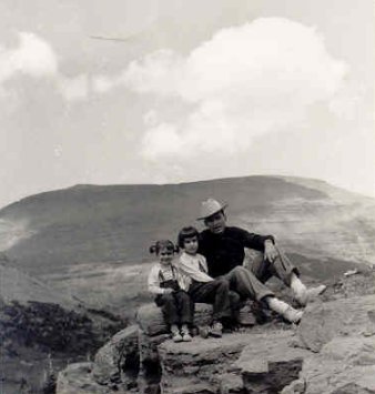 Joan, Kathleen and Dad