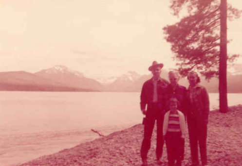 Mamaw at a lake