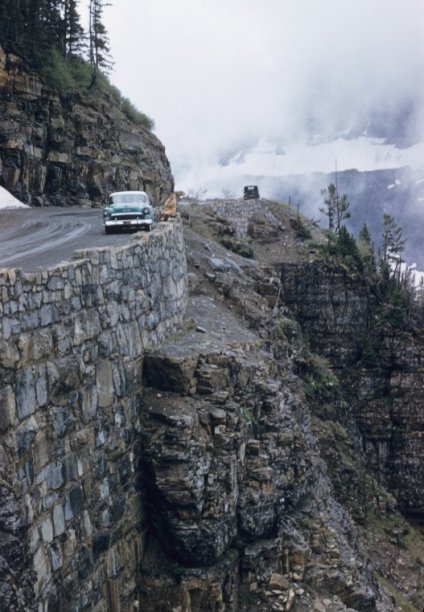 Glacier Park road