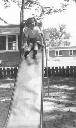 on the slide