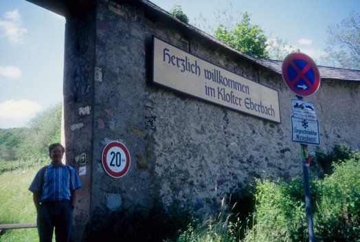 Henry at Eberbach gate