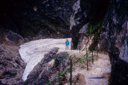 Henry at the glacier