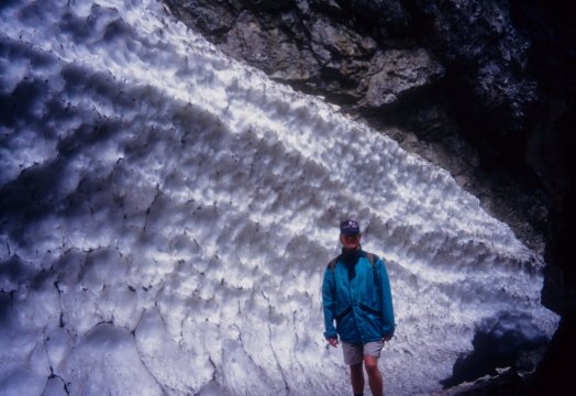 Henry at glacier