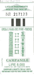 Campanile ticket
