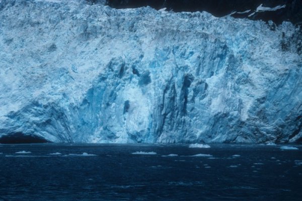 glacier closeup
