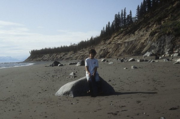 Hal on the beach