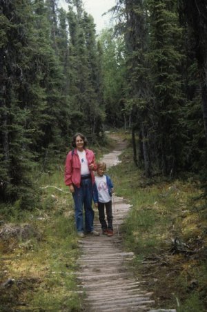 Sally & Kathy on the trail