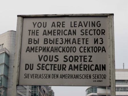 Checkpoint Charlie sign