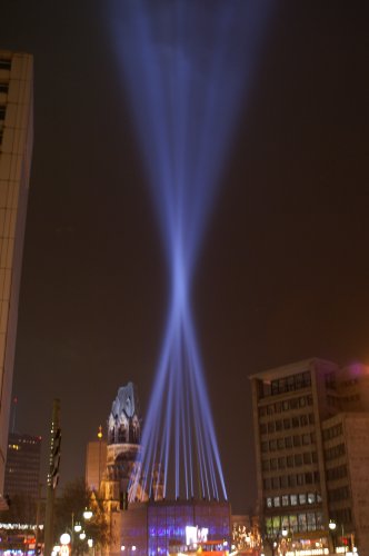 Kaiser Wilhelm Church & lights