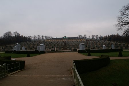 terraced gardens of Sans Souci