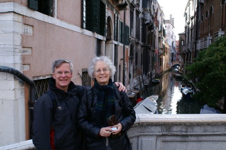 me and Henry in Venice