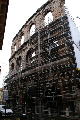 Arena undergoing repairs