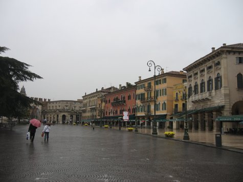 Piazza Bra at Roman Arena