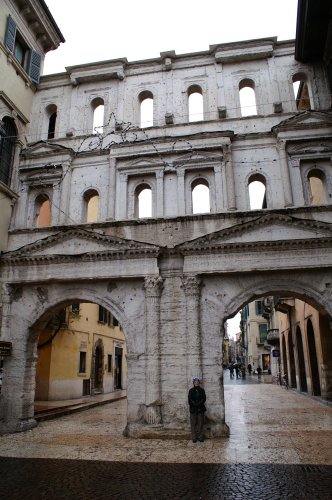 me at Porta Borsari