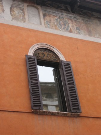 Venetian red wall
