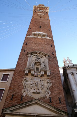 looking up at Bissara Tower