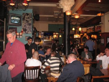 Henry in neighborhood pub