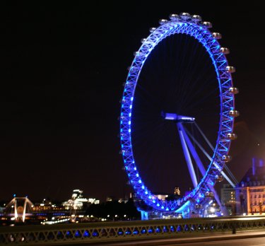 London Eye at night