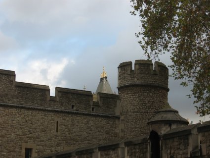 Tower complex & top of Tower Bridge