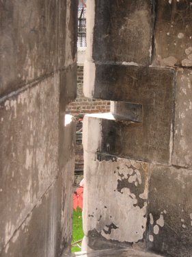 archer slit from inside