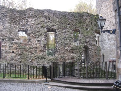 Roman wall ruins