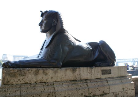 Sphinx statue
