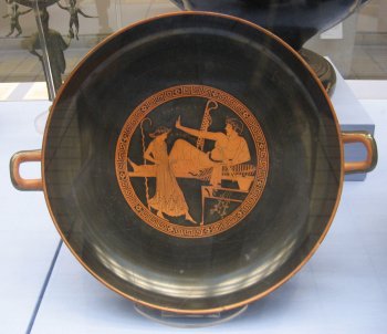 red-figured platter