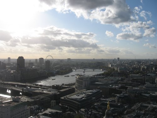looking upstream from St. Paul's