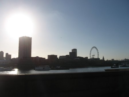 December noon on embankment