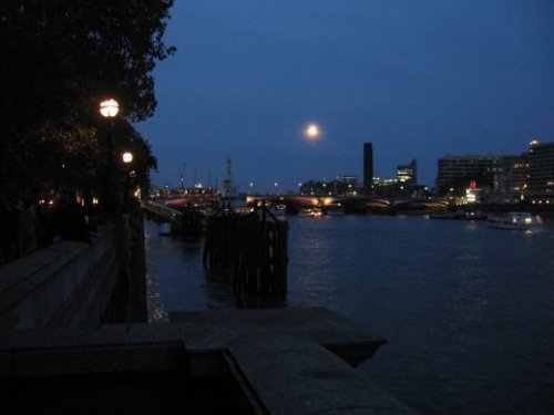 downstream from Cleopatra's Needle